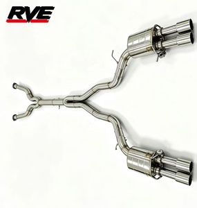 RVE Schnellversand Edelstahl Catback Auspuffanlage für BMW <span class=keywords><strong>M5</strong></span> E60 E61/M6 E63 E64 <span class=keywords><strong>S85</strong></span> 5.0L 2005-2011 Valvetronic Auspuff - Product Image 5