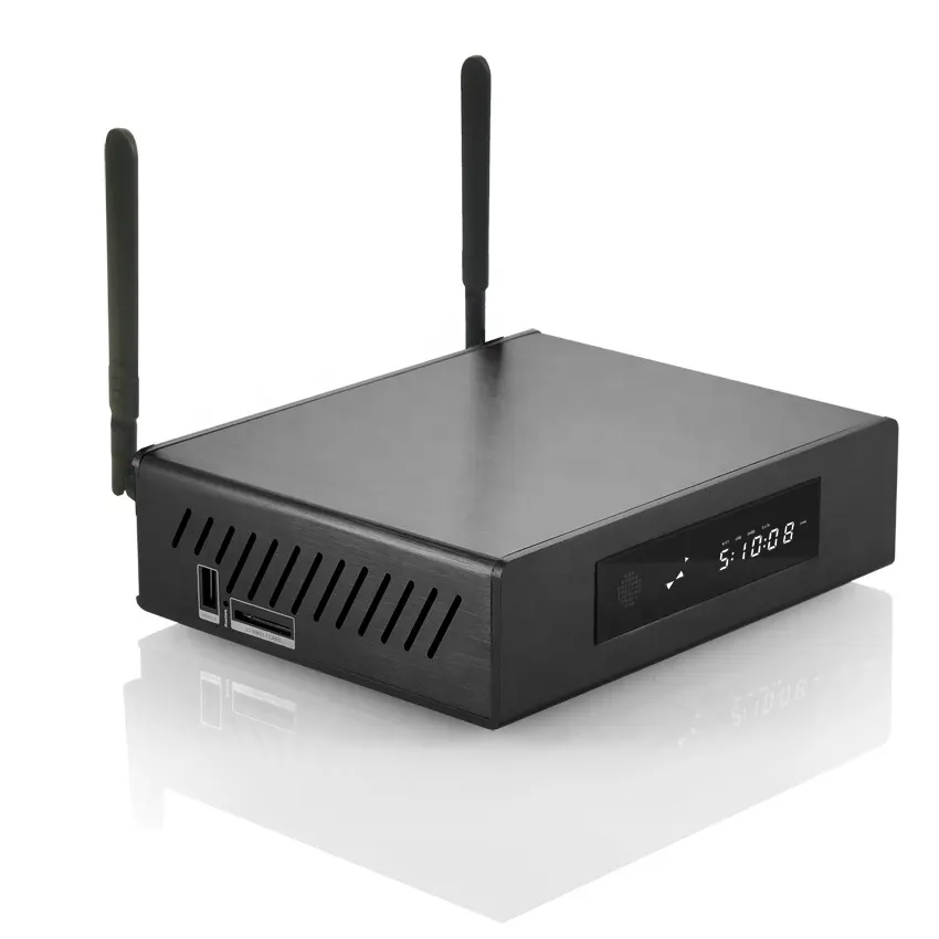 2023 Shenzhen factory hot sale eweat R9 plus hdd media player android smart tv box with black frosted shell textured machine.