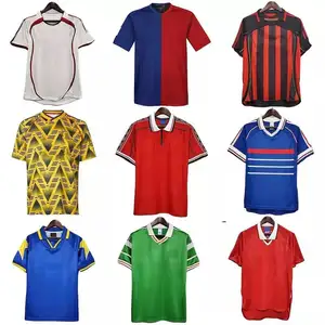 Retro Club Team Uniform Training Football Shirt Sports Wear Men's Soccer Wear Custom Retro Soccer Jersey