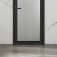 Puertas de entrada frontales para casas, puertas interiores corredizas, pérgola, puerta de acero, aluminio, vidrio, sin rieles, sin marco