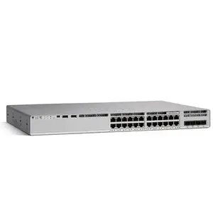 Superventas En stock original serie C9200 conmutador de red 24 puertos Gigabit buena calidad Capa 2 conmutadores apilados