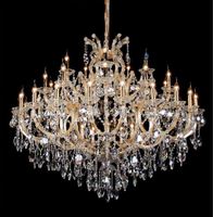 Lustres en cristal de luxe de style Marie-Thérèse, luminaire suspendu, tailles de lampes personnalisées pour grand hall d'hôtel, hall d'entrée, escalier