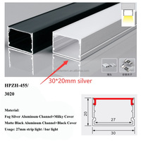 Rail en aluminium pour éclairage de bureau à domicile Ligne de suspension Plafonniers Profil en aluminium Rail de montage de bande lumineuse à LED