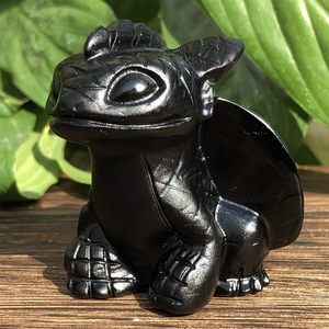 Figura <span class=keywords><strong>de</strong></span> Dragón <span class=keywords><strong>de</strong></span> 2 Pulgadas Tallada a Mano <span class=keywords><strong>con</strong></span> Cristales y Piedras Curativas, Regalo Decorativo para el Hogar, Cumpleaños o Festivales - Product Image 2