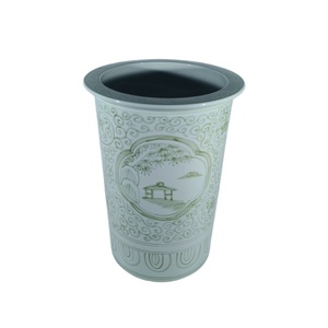 Jardinière en porcelaine <span class=keywords><strong>de</strong></span> Jingdezhen, peinte à la main, motif ajouré bleu et blanc, écologique, durable, pour jardin extérieur - Product Image 6