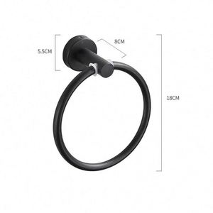 Ensemble de 4 accessoires de salle de bain écologiques en acier inoxydable : porte-papier toilette et porte-serviettes - Product Image 4