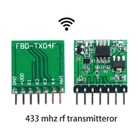 433Mhz Rf Module Rc Télécommande Et Récepteur Rf Modulateur Émetteur-Récepteur Module Sans Fil Rf Modules