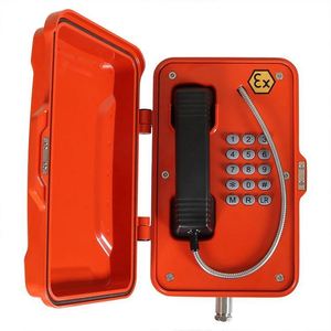 Teléfono con Cable Resistente a la Intemperie y Antiexplosivo, Apto para Uso en Exteriores - Product Image 1