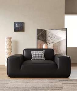 Belle villa canapé de salon canapé en cuir PU canapé moderne ensemble de meubles d'intérieur - Product Image 3