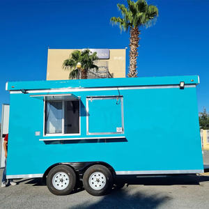 Carrito <span class=keywords><strong>de</strong></span> Comida Móvil Callejero, Remolque para Hot Dogs, Hamburguesas, Shawarma, Pollo Frito, con Parrilla, Horno, Freidora y Rejilla para Barbacoa - Product Image 1