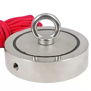 Imán de <span class=keywords><strong>Pesca</strong></span> de Doble Anillo y Doble Cara con Perno de Ojo, Imán Grande de 4000lbs 4900lb de Alta Resistencia de Tracción - Product Image 3