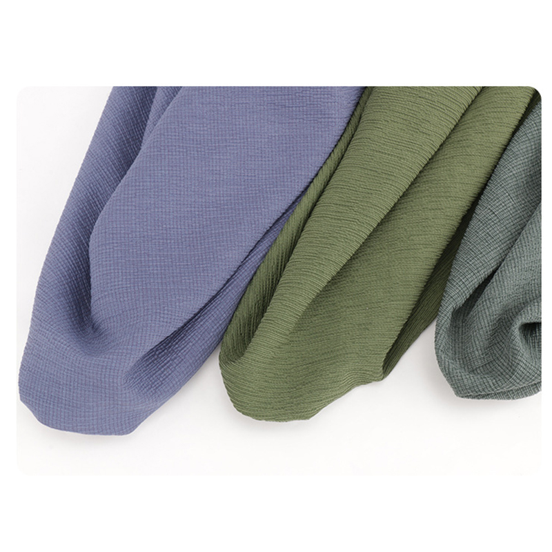 Оптовая продажа, плетеный нейлоновый вискозный спандекс, смеска морщин, креп-шифон, Высококачественная женская модная ткань для платьев, ткань для рубашек