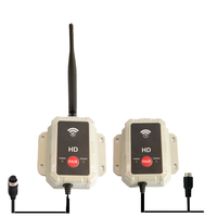 Caméra de recul numérique sans fil 2,4 GHz HD 720P/1080P AHD avec moniteur, émetteur-récepteur longue portée, boîte de transmission 12-36V 3W étanche