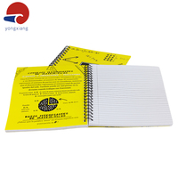 Carnet de notes personnalisé à couverture rigide, ligné, en carton, avec estampage à chaud doré, impression écologique pour usage scolaire