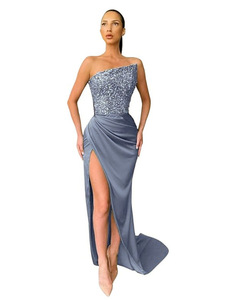 Liu Ming <span class=keywords><strong>mujer</strong></span> verano Sexy sin tirantes lentejuelas vestido <span class=keywords><strong>de</strong></span> novia brillante Patchwork diseño sin mangas traje <span class=keywords><strong>de</strong></span> fiesta <span class=keywords><strong>de</strong></span> <span class=keywords><strong>noche</strong></span> nuevo - Product Image 6