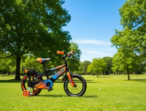 Bicicletta per bambini Hyf B7 da 12 pollici con telaio in metallo e rotelle per età compresa tra 5 e 7 anni - Product Image 2