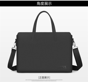 Sac à main élégant de qualité supérieure, grande capacité, résistant aux chocs, imperméable, en tissu Oxford, avec logo personnalisé, sac à bandoulière pour ordinateur portable pour femmes. - Product Image 2