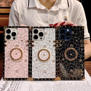 Étui pour femmes porte-anneau béquille métal placage coin pare-chocs protection couverture arrière pour Oppo Reno 7 <span class=keywords><strong>5G</strong></span> A54 A74 <span class=keywords><strong>A94</strong></span> <span class=keywords><strong>5G</strong></span> - Product Image 6