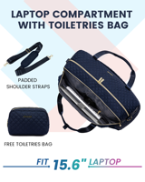 Sac de week-end LOVEVOOK pour femmes, sac de sport mignon avec trousse de toilette, sac de voyage pour la nuit, sac fourre-tout avec poche pour ordinateur portable