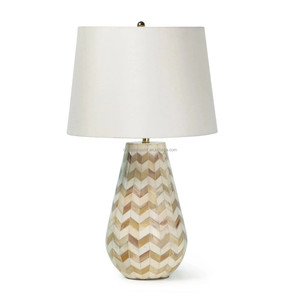 Pastel Ombre Ceramic Vase Modern Artisan Table Lamp with Crystal Base | Soft Neutral <b>Lighting</b> for Hotel Feature Space & <b>Lounge</b> - Product Image 3