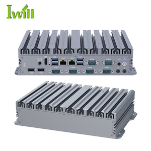 J1900 I5 I7 Computadora de escritorio integrada DDR4 HD 2lan 4USB3.0 2USB2.0 6COM PC industrial sin ventilador de audio para procesamiento de datos en stock - Product Image 2