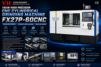 Machine de rectification cylindrique CNC haute précision FX27P-60CNC, économique et rapide |   Si**ns 828D Control |   Affûtage automatique des roues