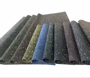 Speckles Gym Good Quality 3mm Elastic Weight Lifting Floor Rubber Mats Gym Flooring Protective Rubber Mat
