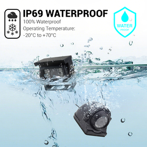 Sistema de Cámara de 4 Canales de 10.1 Pulgadas con IA para Punto Ciego BSD, Sistema de Cámara Impermeable de 1080P para Camiones y Vehículos Pesados - Product Image 3