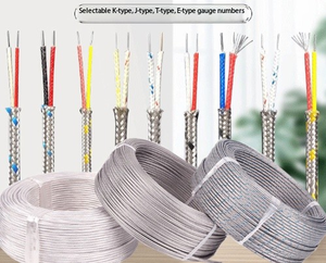 K型屏蔽精密测温线2*0.5/2*0.6mm电子 - Product Image 3