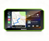 Aoocci BX 5.5" Moto CarPlay avec détection d'angle mort BSD, radar, double caméra 1080P, caméra embarquée pour une conduite sécurisée