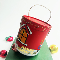 Boîte de Noël en papier couché de qualité supérieure avec pelliculage mat pour bonbons, cadeaux et décorations de fête
