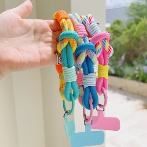 เคสโทรศัพท์แบบหนา สายคล้องโทรศัพท์แบบสร้อยข้อมือ จี้ห้อยโทรศัพท์หลากสี สายคล้องข้อมือสั้นสำหรับโทรศัพท์ - Product Image 4
