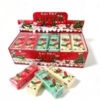 Cadeau de Noël fantaisie en forme de beurre salé à presser, lot de 12 pièces en boîte de présentation, cadeau promotionnel de Noël pour les fêtes