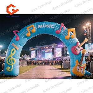 Arche gonflable d'entrée de scène, arche gonflable extérieure personnalisée pour festival de musique - Product Image 2