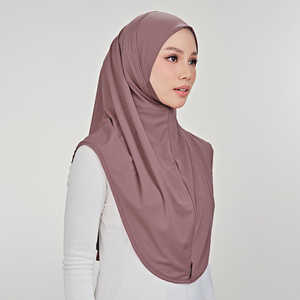 Nanotechnologie musulmane Ventilée Séchage rapide Vêtements de sport Doux Stretch Intérieur Mesh Jersey Ninja <span class=keywords><strong>Najwa</strong></span> Sport Hijab pour les femmes - Product Image 5