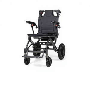 Silla de ruedas manual portátil para aerolíneas-Diseño ligero, alta capacidad 120kg, ofertas B2B - Product Image 1