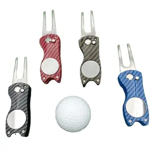 New Design Custom Logo Golf Divot Tool Magnetic Golf Divot Repair Tool