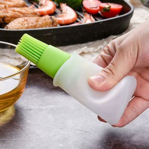 Wholesale Silicone Oil <b>Bottle</b> <b>Brush</b> Non-Stick Heat Resistant Portable for BBQ and Basting Baking & Pastry Tools - Product Image 6