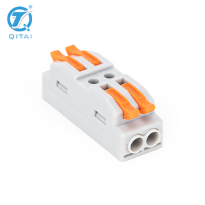 KV233-500 2P 250V 32A Lever <strong>Terminals</strong> Orange Mini Quick <strong>Connector</strong> Automotive Push-In Connection Splicing <strong>Terminal</strong> Blocks Wire - Product Image 3