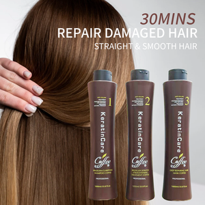 Set Professionale per Lisciatura <span class=keywords><strong>Capelli</strong></span> alla Cheratina Brasiliana, <span class=keywords><strong>Trattamento</strong></span> Idratante Anti-Crespo Senza Formaldeide - Product Image 2