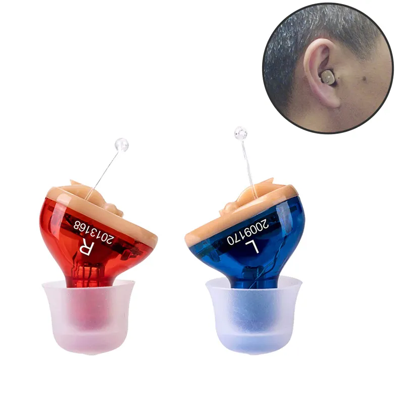 Q10 battery hearing aid ear machine cic in the ear hearing aids invisible for elder