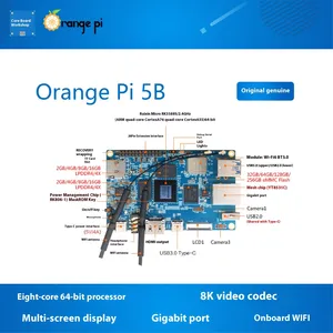 Scheda di Sviluppo Orange Pi 5B Ruixin <span class=keywords><strong>Micro</strong></span> 3588S Memoria 4G/8G/16GB Processore a 64 bit con Funzione di Comunicazione Wireless Aggiunta - Product Image 3