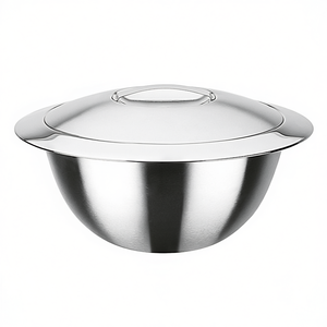 Tazón Térmico de Doble Pared con Tapa de 2 L y 20 cm para Almacenamiento y Servicio de Alimentos - Product Image 2