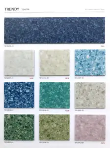 Piso de PVC para piso de carpete, piso de vinil Lg Hausys, plástico antiderrapante de PVC, cor simples LX, 2.0 mm x 2 m x 20 m, ideal para ambientes internos