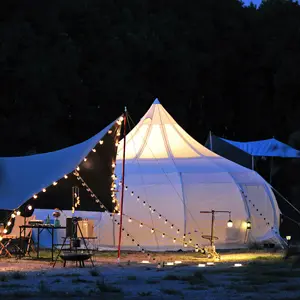 Суперкосмическая круглая прозрачная уличная роскошная палатка для кемпинга в виде капли воды