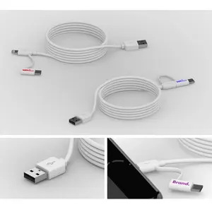 Cavo 3 in 1 personalizzato per gadget - Product Image 1