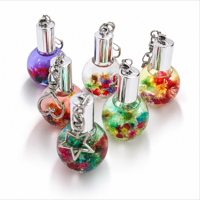 Minyak Perawatan Kuku Pelembap 15ml, Minyak Kutikula dengan Bunga Kering, Hadiah untuk Klien Salon