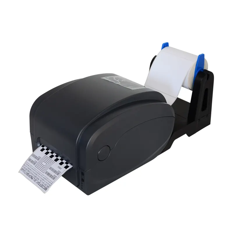 Self adhesive label printer express sheet certificate clothing hangtag washing mark bar code machine