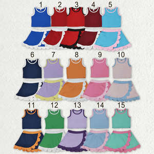 Boutique Summer Hot Air <b>Balloon</b> Embroidery Sibling Matching Sets Baby Toddler Outfits Casual Girls Boys Kids Clothing - Product Image 6
