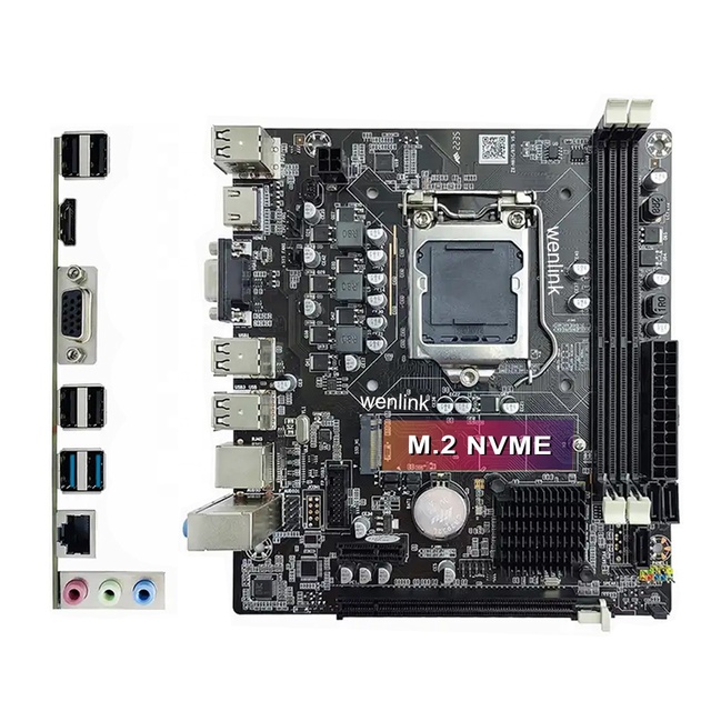 Lga1155 B75 Chipset B75 Motherboard for Desktop with M.2 PCIE or SATA Protocol Optional